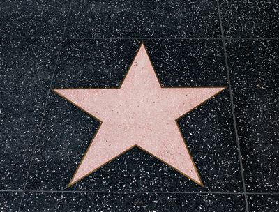 Leerer Stern auf dem Walk of Fame